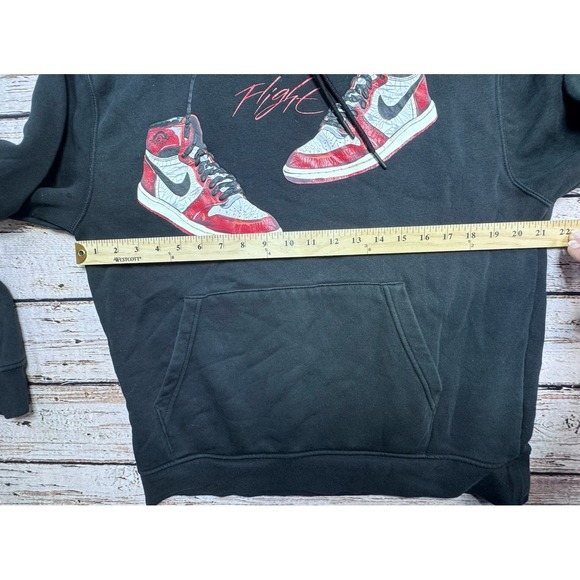 Air Jordan Flight Hoodie Chicago Lost and Found Sneaker Shoes Black Nike Men's M - Picture 3 of 5